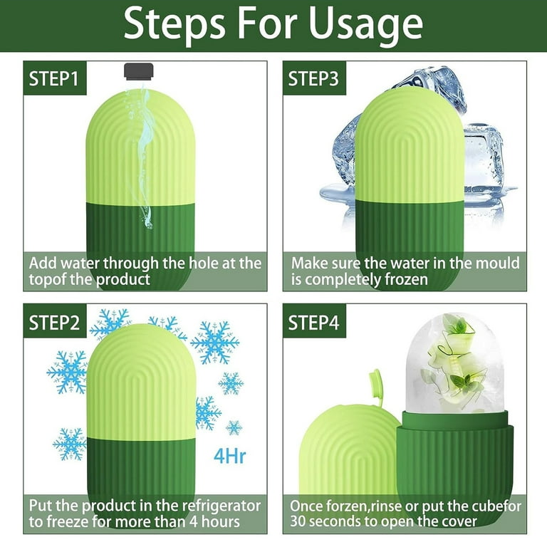 Ice Face Roller Reduce Acne Instant Face Brighten Roll Ball Mold