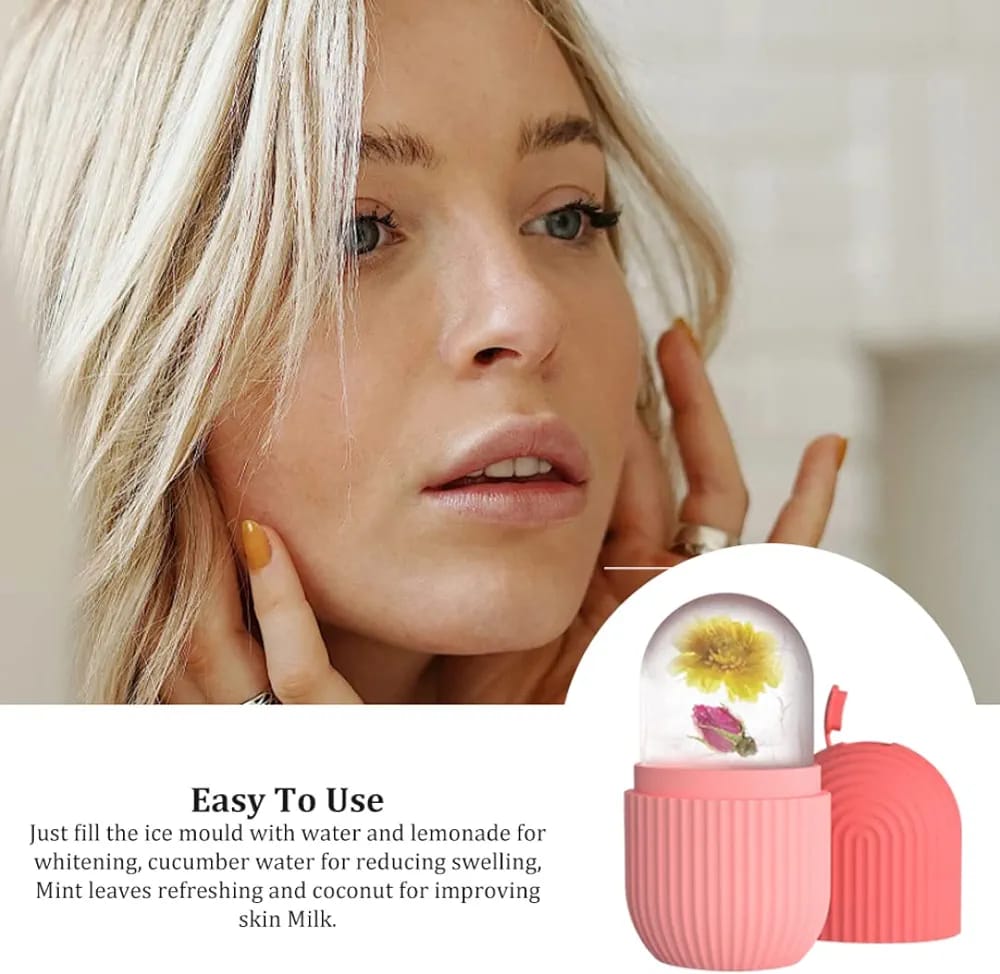 Ice Face Roller Reduce Acne Instant Face Brighten Roll Ball Mold