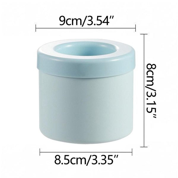 Silicone Ice Cube Maker & Ice Bucket Cup Mold (random Color)