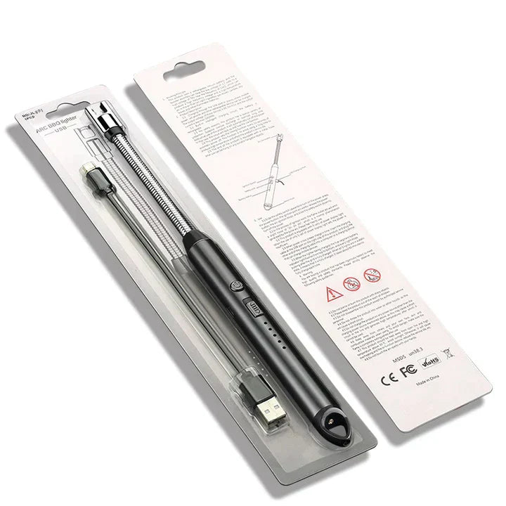 Arc Lighter With Usb Charging | Flameless Windproof | Led Battery Display | Rotate 360 Degrees