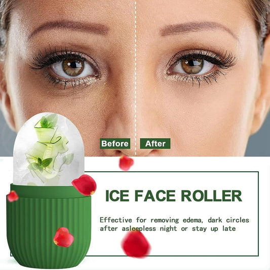 Ice Face Roller Reduce Acne Instant Face Brighten Roll Ball Mold