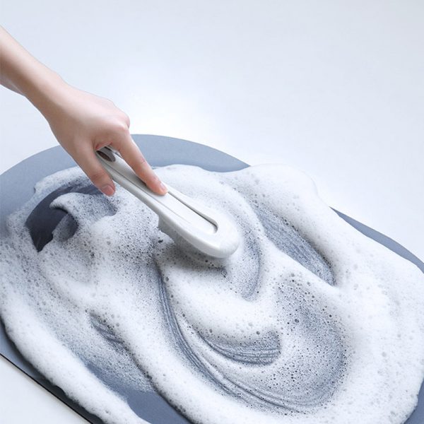 Bath Mat Super Absorbent Quick Drying Bathroom Rugs Non Slip Kitchen Entrance Doormat Modern Napa Skin Floor Mats Home Decor (only round shape) (random colors)
